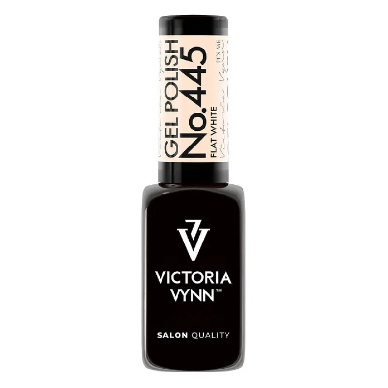 salon gel polish No.445 Flat White (HEMA FREE, TPO FREE, DI-HEMA FREE)
